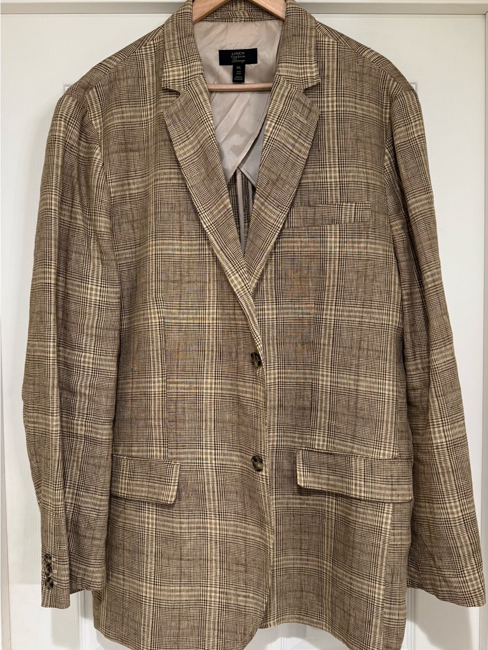 Club Room Brown Glen Plaid Sport Coat